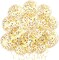 12 Inch Clear Latex Balloon with Confetti Inside(Gold Star Confetti Balloons)